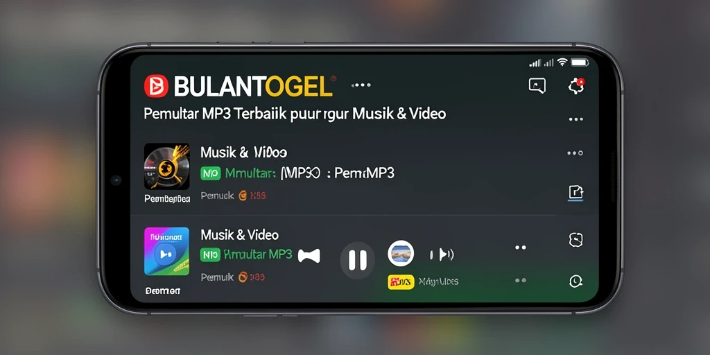 Tampilan antarmuka BULANTOGEL yang menarik dan user-friendly.