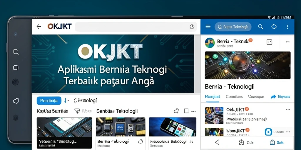 Tampilan antarmuka aplikasi OKJKT yang modern dan fungsional.