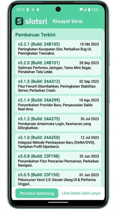 Riwayat Versi slotsri Terbaru dan Lengkap
